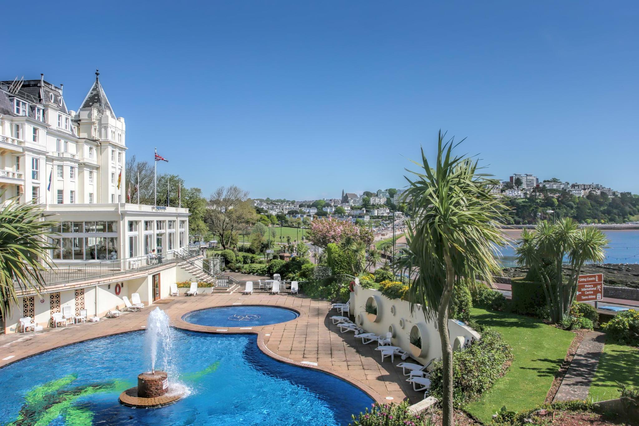 Grand Hotel Torquay where Agatha Christie celebrated her wedding. Now, part of Agatha Christie mile.